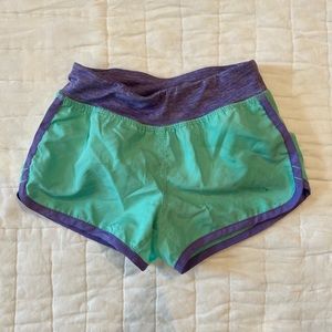 Girls Colorblock Athletic Shorts